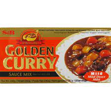 S B Golden Curry Mild 220 G 12 Servings Japan Centre Curry