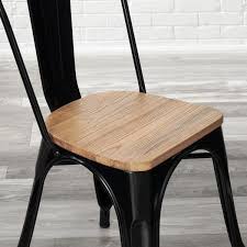 The complete guide to seating chairs ottomans and stools. Stylewell Finwick Black Metal Dining Chair With Wood Seat Set Of 2 17 72 In W X 32 68 In H Cw801 18 Blk The Home Depot Black Metal Dining Chairs Metal Dining Chairs Dining Chairs