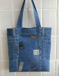 How to make no sew handbag tutorial. Diy Tote Bag Kece Dari Celana Jins Bekas Untuk Isi Waktuberkualitas Semua Halaman Cewekbanget