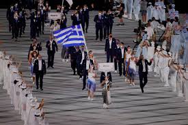 Eleftherios petrounias qualified for the tokyo olympic games finals on saturday after a majestic performance in the qualifying round. Kathimerini English Edition V Twitter Eleftherios Petrounias And Anna Korakaki Of Greece Are Seen Carrying Their Country S Flag During The Opening Ceremony In The Olympic Stadium At The Tokyo Summer Olympics On
