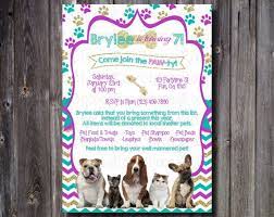 Pet Animal Shelter Donation Invitation Pet Party Invite Animal Party Animal Birthday Party Pet Adoption Party
