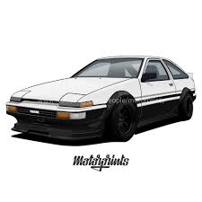 1987 toyota sprinter trueno 1.6gt mileage 205,069 km Artstation Toyota Trueno Ae86 Motor Prints