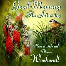 Good Morning It S Saturday Have A Safe And Blessed Weekend Good Morning Saturday Images Good Morning Saturday Good Morning Flowers