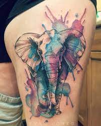 Beautiful watercolor elephant tattoo | venice tattoo art. Pin On Tattoo Ideas