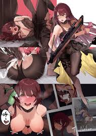 huibai bri, girls frontline, girls frontline 2: exilium, wa2000 (ballroom  interlude) (girls frontline), wa2000 (girls frontline) - Anime R34