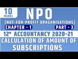 That name would stick until 2014 when it was named npo 1. Ch 1 Npo Part 3 Calculation Of Subscription Most Important Topic In Npo Class 12th Accountancy Youtube