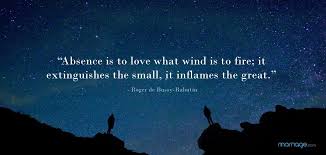 Separation Quotes Absence Is To Love What Wind Is To Fire It Separation Quotes Intimacy Quotes Be Yourself Quotes