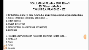Sebenarnya, semua lirik lagu pada dasarnya adalah puisi karena memiliki unsur pembentuk yang sama. Soal Latihan Tema 3 Sbdp Kelas 6 Youtube