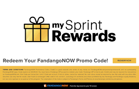 Feel free to copy the promo code and take advantage of this great voucher: Sprint Rewards Promo Fandangonow