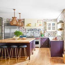 Hands Down These Are The Best 43 Colors To Use In Your Kitchen Purple Kitchen Cabinets Bold Kitchen Purple Kitchen
