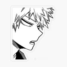 Black And White Manga Stickers Katsuki Bakugou Sticker Transparent Sticker By Zoeygold13 In 2020 Anime Stickers Aesthetic Stickers Print Stickers