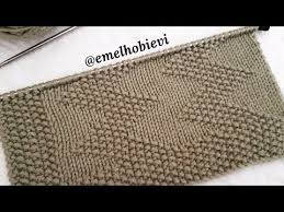 Pirinc Orgu Modeli Ile Zigzag Desen Yapilisi Free Knitting Pattern Youtube Desenler Orgu Tig Isleri