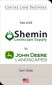 Doing business as:john deere landscapes. Centre Lane Partners Has Sold Shemin Landscape Supply To John Deere Landscapes Lincoln International