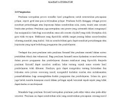 Kita tidak terlepas akan membuat tinjauan literatur yang berkaitan dengan tajuk atau skop kajian kita. Contoh Kajian Literatur Projek Malaysiut