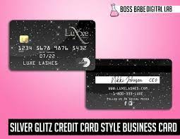 These small business credit cards are some of the best options out there. Diy Silver Credit Card Business Cards Silver Glitter Credit Etsy