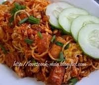  maggi pedas giler perisa seafood berapi 98g. Resepi Maggi Goreng Sedap Pedas