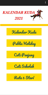 Nov 12, 2019 · diterbitkan untuk kementerian pendidikan malaysia oleh: Kalendar Kuda 2021 For Android Apk Download