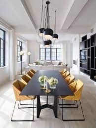 Find kitchen & dining sets at wayfair. Luxury Condominiums Huys In New York City With Yke Table Kekke Dining Chair And Don Sofa Elegant Dining Room Modern Dining Room Dining Table Black