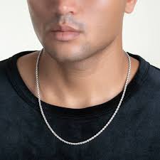 Diamond Cut Rope Chain 2mm