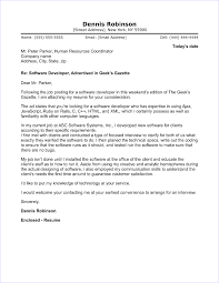 Get inspired by this cover letter sample for software developers to learn what you should write in a cover letter and how it should be formatted for your application. Software Developer Cover Letter Sample