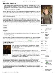 In goblet of fire, barty crouch, jr. Bartemius Crouch Jr Elements Of Fiction Novels