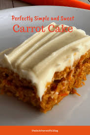 Simple Easy Carrot Cake The Butcher S Wife Recipe Carrot Cake Recipe Homemade Homemade Cake Recipes Carrot Cake Recipe Easy