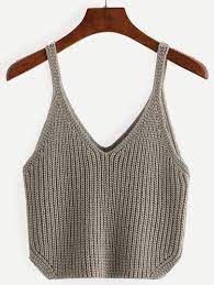 Camisoles are made for many different occasions and uses, so they come in several different styles. Women S Tank Tops Ladies Camisoles Tops Global Shein Sheinside Knitted Tank Top Knit Tanks Tank Tops