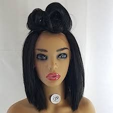 wowfactor lace front free part wig