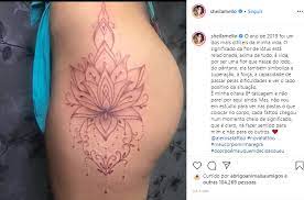 Sheila Mello Rebate Criticas A Sua Nova Tatuagem No Quadril Bahia Economica