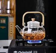Amazon.com: Mozhixue Glass Teapot with Infuser Clear Glass ...