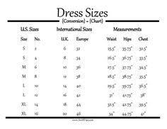 12 Best Size Chart Conversion Images Size Chart Clothing