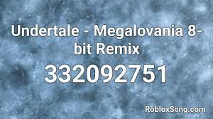 The list is sorted by likes. Undertale Megalovania 8 Bit Remix Roblox Id Roblox Music Codes