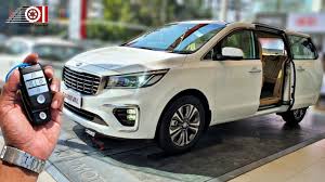 The kia carnival is a minivan manufactured by kia, introduced in january 1998, now in its fourth generation and marketed globally under various nameplates — prominently as the kia sedona. New Kia Carnival Prestige Auto Mid Variant 2 Sunroofs Price Mileage Features Interior Youtube