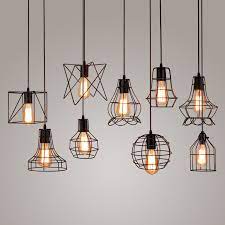 Get free shipping on qualified industrial, bronze pendant lights or buy online pick up in store today in the lighting department. Loft Industrial Pendant Lights Vintage Rh Edison Hanging Lamp E27 110 220v Pendant Lamps For Home Decor Restaurant Luminarias Pendant Lights Aliexpress