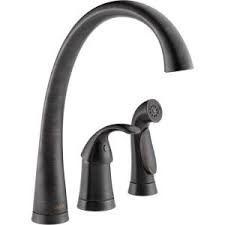 Popular delta allora collection kitchen faucets are available in many finishes. Delta Victorian Single Handle Standard Kitchen Faucet With Side Sprayer In Venetian Bronze 155 Rb Dst The Home Depot