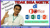 Masukkan 25 digit serial number atau product key office 2016 terbaru yang kamu miliki. Cara Mengatasi Unlicensed Product Microsoft Office 2019 2016 Terbaru Youtube