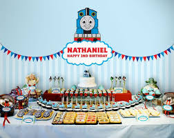Birthday Thomas The Train Background Printable Backdrop Thomas And Friends Party Collection Thomas Birthday Parties Thomas The Train Birthday Party Thomas Birthday