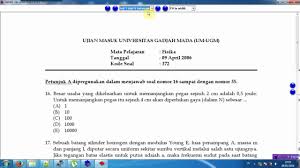 S2dls Arsip Soal Soal Sbmptn Ujian Mandiri Ptn Youtube