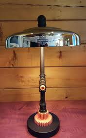 Larsa lighting creates professional lighting solutions for commercial, industrial lighting, decorative lights, islamic lighting, indoor and outdoor lighting. Custom Industrial Harley Davidson Themed Lamp Artistic Industrial H D Lamp In Collectibles Lamps Lighting Lamps Electric Ebay Vintage Industrial Lighting Retro Lamp Harley Davidson