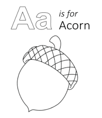 Click on any drawing to color online or print. Learning Letter A In The Alphabet Playing Learning