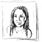 An Artist's Sketch: Catherine Just