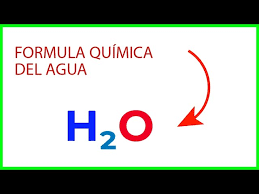 Cual Es La Formula Quimica Del Agua Youtube
