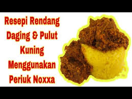 Dengan fungsi tekanan tinggi pressure cooker, mana mana daging pun boleh lembut dengan cepat. Masak Rendang Daging Pulut Kuning Menggunakan Periuk Noxxa Youtube