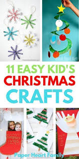 Easy Christmas Crafts For Kids That Are Low Prep Too Easy Christmas Crafts Christmas Decorations For Kids Xmas Crafts