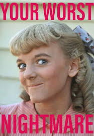 Where's your Pa, Laura? He smells like a horse. We could pretend and ride  him.''