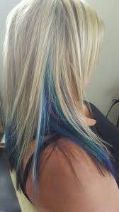 Hair streaks on guys aren't as good looking on girls, but it really all depends on what hair colour you have, maybe something contrasty i:e blonde or brown. Long Blonde Hair Highlights Hairstyles Blonde Hair And Blue Highlights
