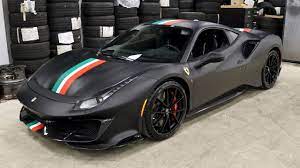 Two Laferraris And A Matte Black Ferrari 488 Pista In 2021 Ferrari 488 Matte Black Cars Ferrari