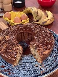 Ma Recette De Couronne Banane Chocolat Laurent Mariotte Banane Chocolat Recette Dessert Gateau Banane Chocolat