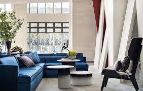 济南现代极简撞色售楼处 柏舍设计 建e室内设计网 设计案例 home decor sectional couch design