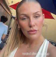 Pillow Talk, everyone's favourite 💄 Check out these healed lips. Her inspo  was pillow talk by Charlotte Tilbury. I think we achieved a pretty close  match 🙏🏼 This set of lips and